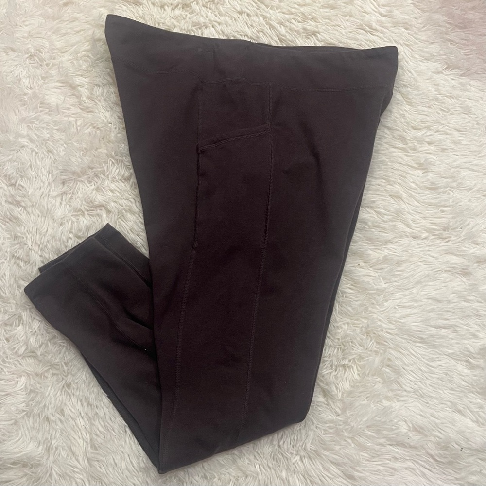 Pact Organic Leggings Brown Skinny Ankle Eco Friendly Athleisure Size XXL - Picture 6 of 8